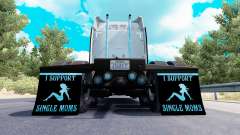 Kotflügel I Support Single Moms v1.7 für American Truck Simulator