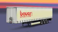 Haut der Bauer Spedition GmbH am Anhänger für Euro Truck Simulator 2