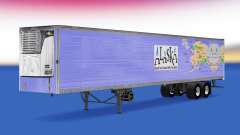 La peau de l'Alaska pour les semi-frigorifique pour American Truck Simulator