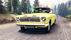 GAZ-24 Volga Taxi pour Spin Tires