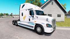 Haut Swift auf Zugmaschine Freightliner Cascadia für American Truck Simulator