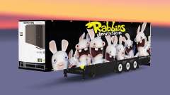 Semitrailer refrigerator Schmitz Rabbids für Euro Truck Simulator 2