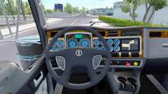 Die Blaue Farbe, die Geräte haben ein Kenworth W900 für American Truck Simulator