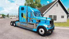 La peau A&R sur le camion Freightliner Coronado pour American Truck Simulator
