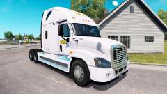 La peau sur le J. B. Hunt tracteur Freightliner Cascadia pour American Truck Simulator
