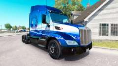 Peau Bleu Lion de Transport sur les camions Peterbilt pour American Truck Simulator