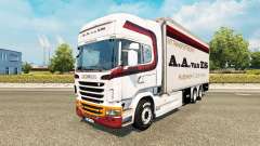 De la peau A. A. van ES pour tracteur Scania Tandem pour Euro Truck Simulator 2