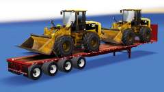 Die Auflieger-Website mit Baumaschinen für American Truck Simulator