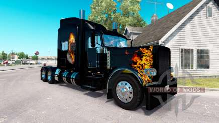 Ghost Rider la peau pour le camion Peterbilt 389 pour American Truck Simulator