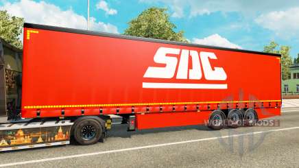 Rideau semi-remorque de la DDC v2.0 pour Euro Truck Simulator 2