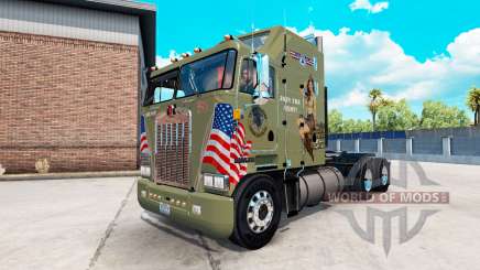 La peau Militaires Filles sur le tracteur Kenworth K100 pour American Truck Simulator