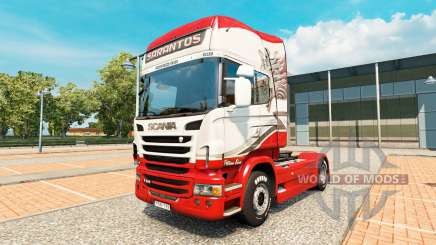 Sarantos de la peau pour Scania camion pour Euro Truck Simulator 2