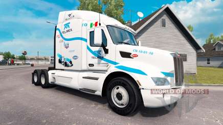 Telmex de la peau pour le camion Peterbilt pour American Truck Simulator