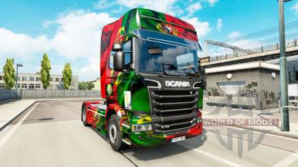 Скин Portugal Copa 2014 на Scania Streamline pour Euro Truck Simulator 2