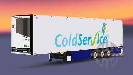 Semitrailer refrigerator Schmitz Coldservice pour Euro Truck Simulator 2