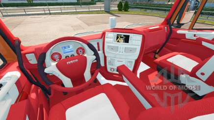 Das Bayern-Innenraum für Iveco-Hi-Way für Euro Truck Simulator 2