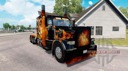 Les peaux de Big Bang sur le camion Peterbilt 389 pour American Truck Simulator