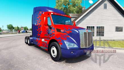 Optimus Prime peau pour le camion Peterbilt pour American Truck Simulator