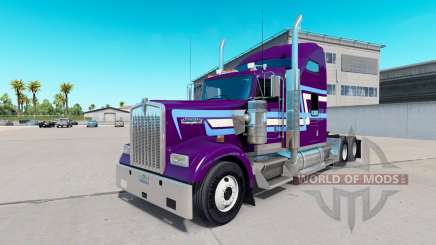 La peau Icône de Style sur le camion Kenworth W900 pour American Truck Simulator