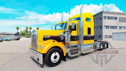 La peau de l'Or Noir sur le camion Kenworth W900 pour American Truck Simulator