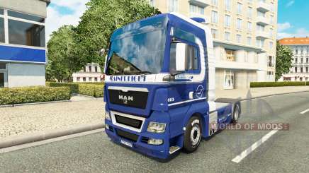 Mainfreight Haut für MAN-LKW für Euro Truck Simulator 2