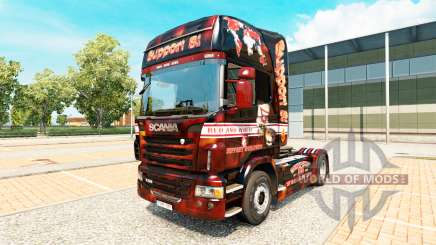 Support 81 de la peau pour Scania camion pour Euro Truck Simulator 2