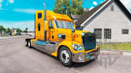 La peau Métallique sur le camion Freightliner Coronado pour American Truck Simulator