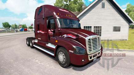 Haut Millis auf Zugmaschine Freightliner Cascadia für American Truck Simulator