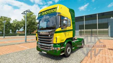 L'Ouro Verde Transportes de la peau pour Scania camion pour Euro Truck Simulator 2