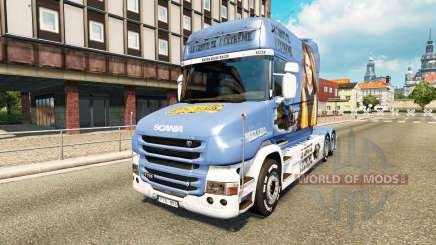La peau de Lisa Convoi de camions Scania T pour Euro Truck Simulator 2