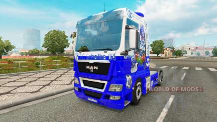 La peau FC Schalke 04 sur le tracteur HOMME pour Euro Truck Simulator 2