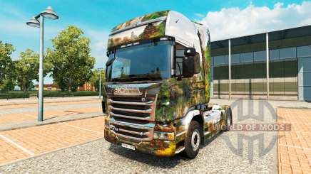 Haut Central Park für LKW Scania für Euro Truck Simulator 2