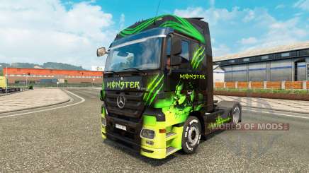 Die Haut Monster-LKW Mercedes-Benz für Euro Truck Simulator 2