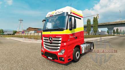 Simon Loos peau pour le camion Mercedes-Benz pour Euro Truck Simulator 2