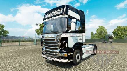 JKT Internationale de la peau pour Scania camion pour Euro Truck Simulator 2