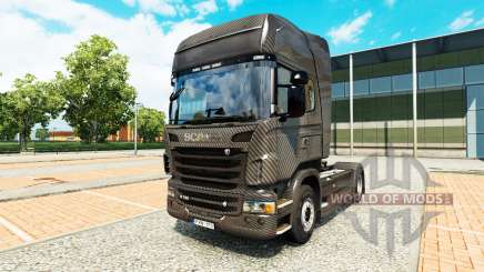 Carbono skin für Scania-LKW für Euro Truck Simulator 2