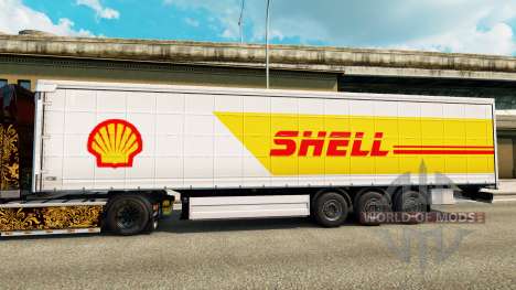 La peau Shell pour les semi-remorques pour Euro Truck Simulator 2