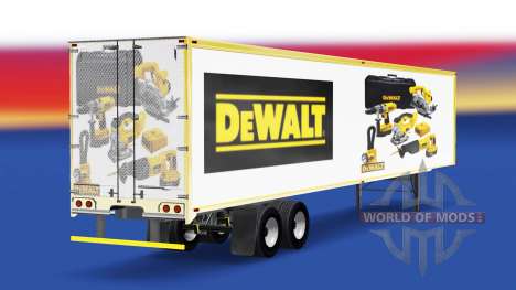 Haut DeWALT im trailer für American Truck Simulator