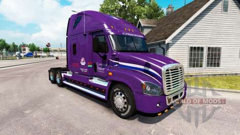La peau Pacte sur tracteur Freightliner Cascadia pour American Truck Simulator