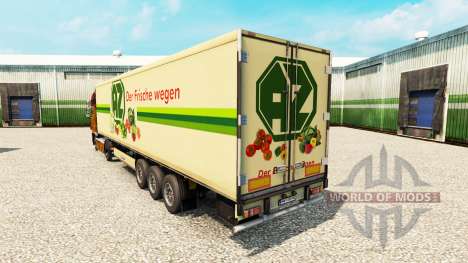 Haut-AZ für semi-refrigerated für Euro Truck Simulator 2