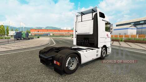 La peau BGL pour tracteur Mercedes-Benz pour Euro Truck Simulator 2
