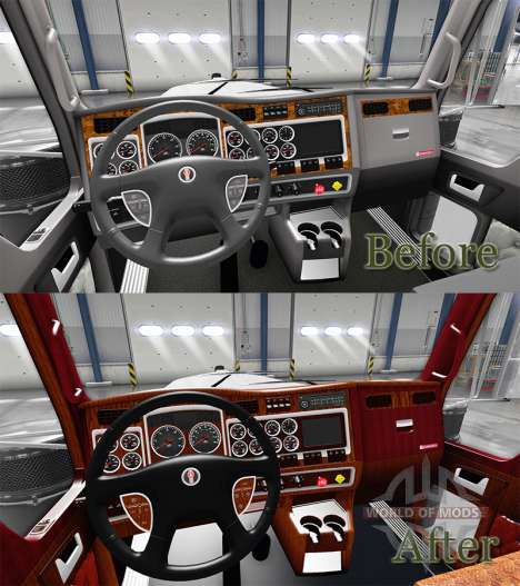 Intérieur pour Kenworth W900 pour American Truck Simulator