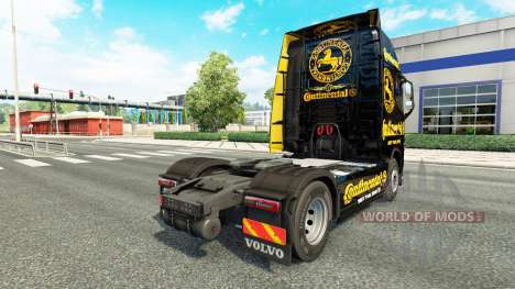Continental de la peau pour Volvo camion pour Euro Truck Simulator 2