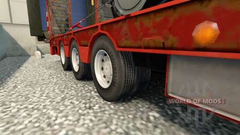 Doppel Räder für Anhänger für Euro Truck Simulator 2