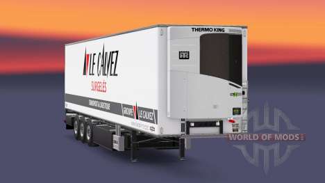 Semi-trailer-Kühlschrank Chereau Le Calvez für Euro Truck Simulator 2