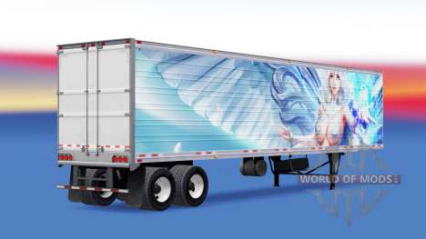 La peau LeL sur frigorifique semi-remorque pour American Truck Simulator