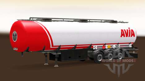 Haut Avia-Kraftstoff-semi-trailer für Euro Truck Simulator 2