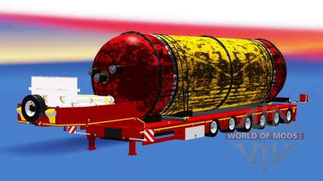Low sweep mit einer Ladung-tank für American Truck Simulator