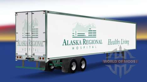 La peau de l'Alaska à l'Hôpital Régional sur la  pour American Truck Simulator