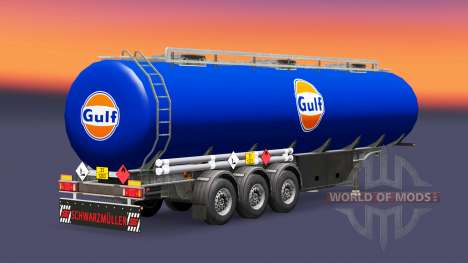 Haut Golf-Kraftstoff-semi-trailer für Euro Truck Simulator 2